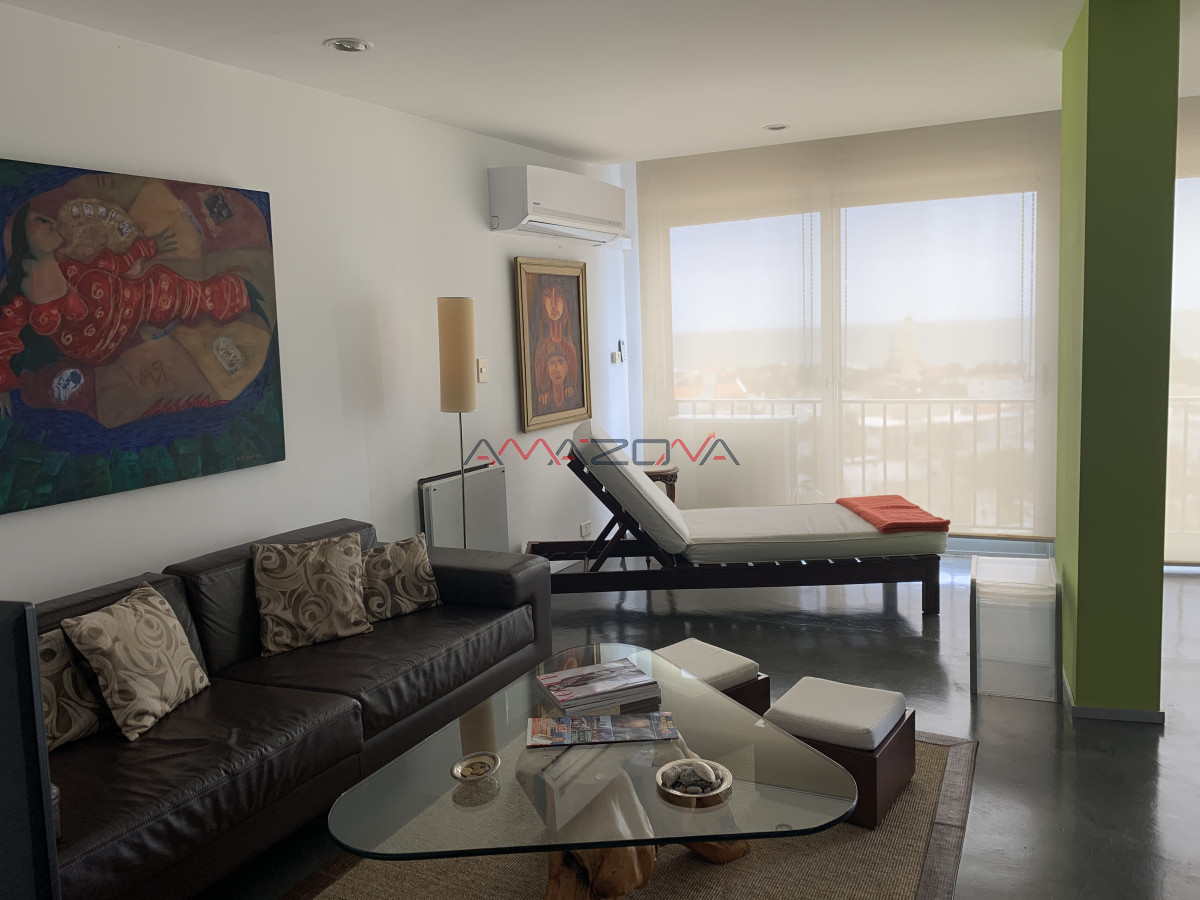 Apartamento ID.5642 - VENTA,1 dormitorio, 2 baños,  con amplio living comedor y vista al faro, mansa y brava
