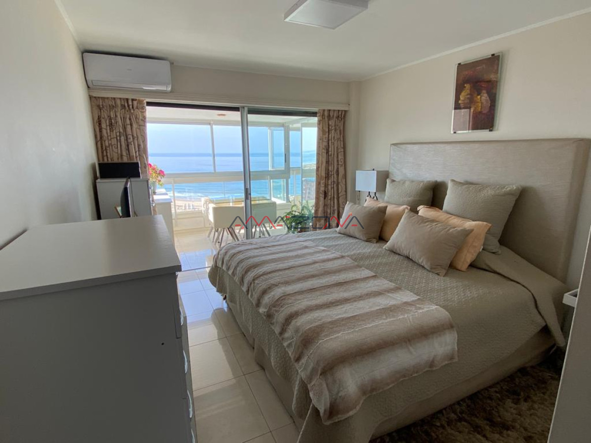 Apartamento ID.5543 - ALQUILO TORREON, vista a la brava,4 dormitorios,3 baños+Toilette;Mucama diaria;Servicio de playa;Garaje-Punta del Este-Mansa-Brava