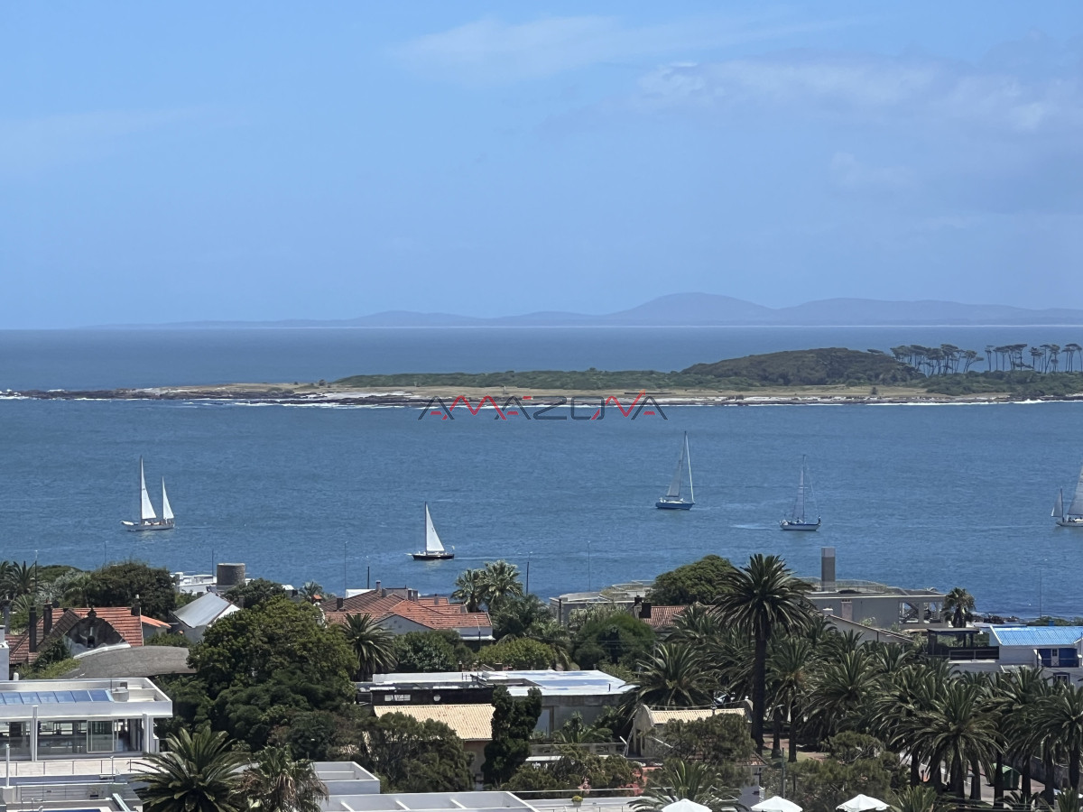Apartamento ID.5642 - VENTA,1 dormitorio, 2 baños,  con amplio living comedor y vista al faro, mansa y brava