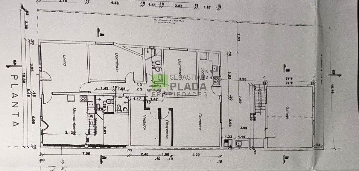 Casa ID.710 - Casa con Local o monoambiente. apta Banco