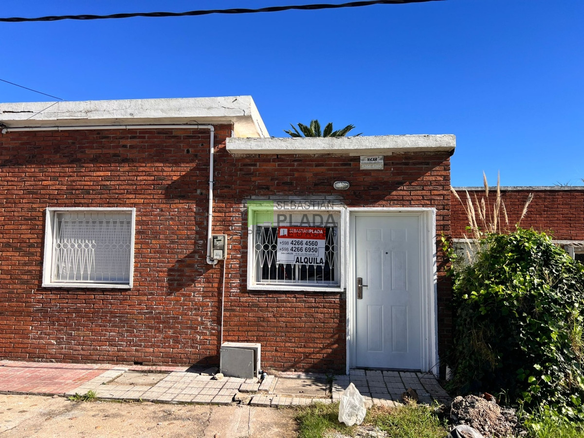 Casa ID.876 - PRÓXIMAMENTE EN ALQUILER!! Casa de 1 Dormitorio en Alquiler en San Carlos