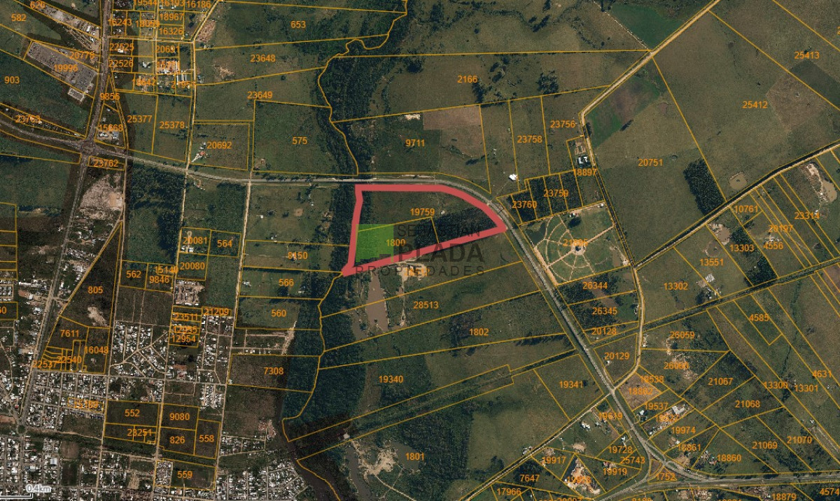 Campo Ref.503 - Buena Fracción con arroyo sobre Ruta 9