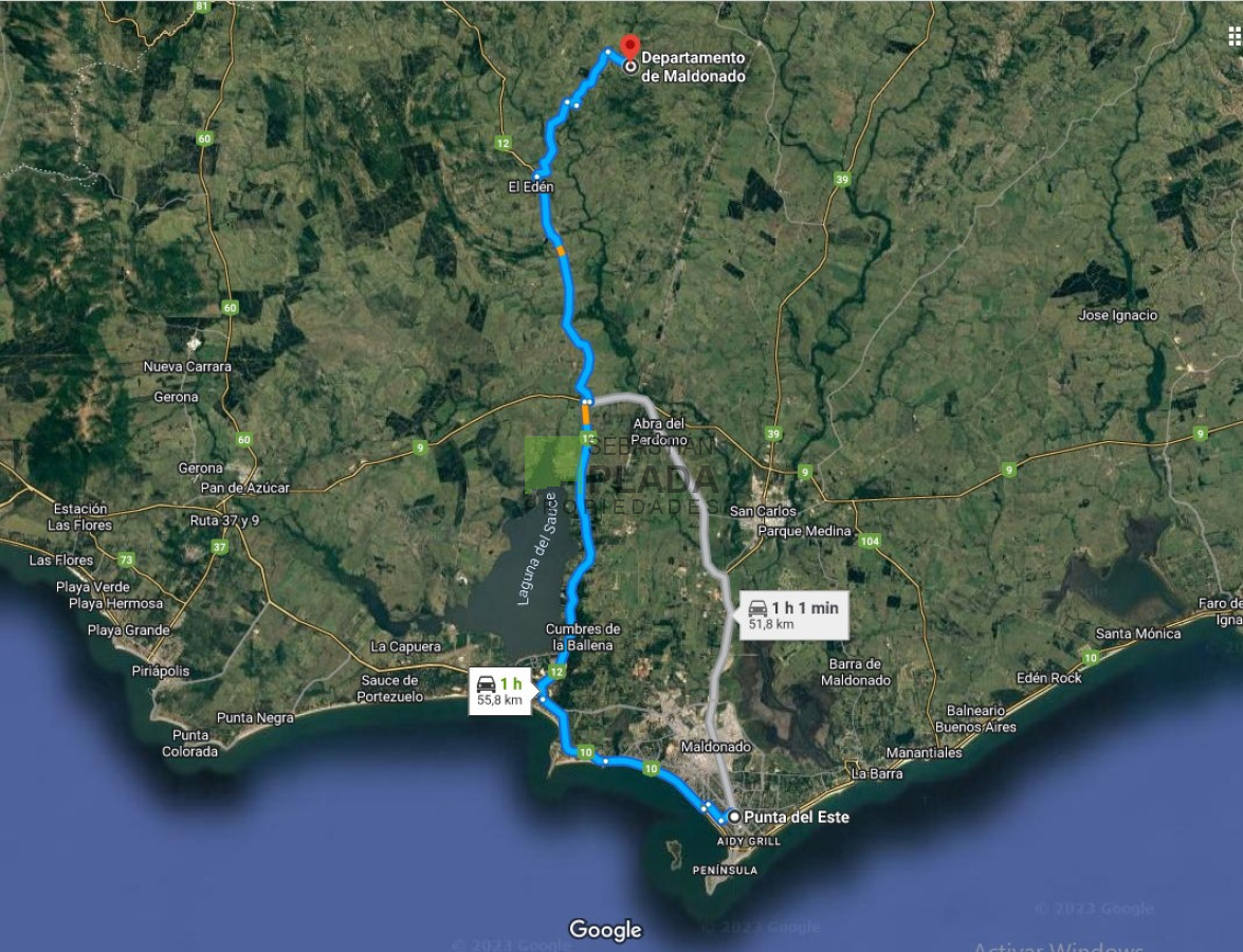 Campo Ref.763 - Fraccion de 41 Hás en Carapé, a 51 kms. de Punta del Este
