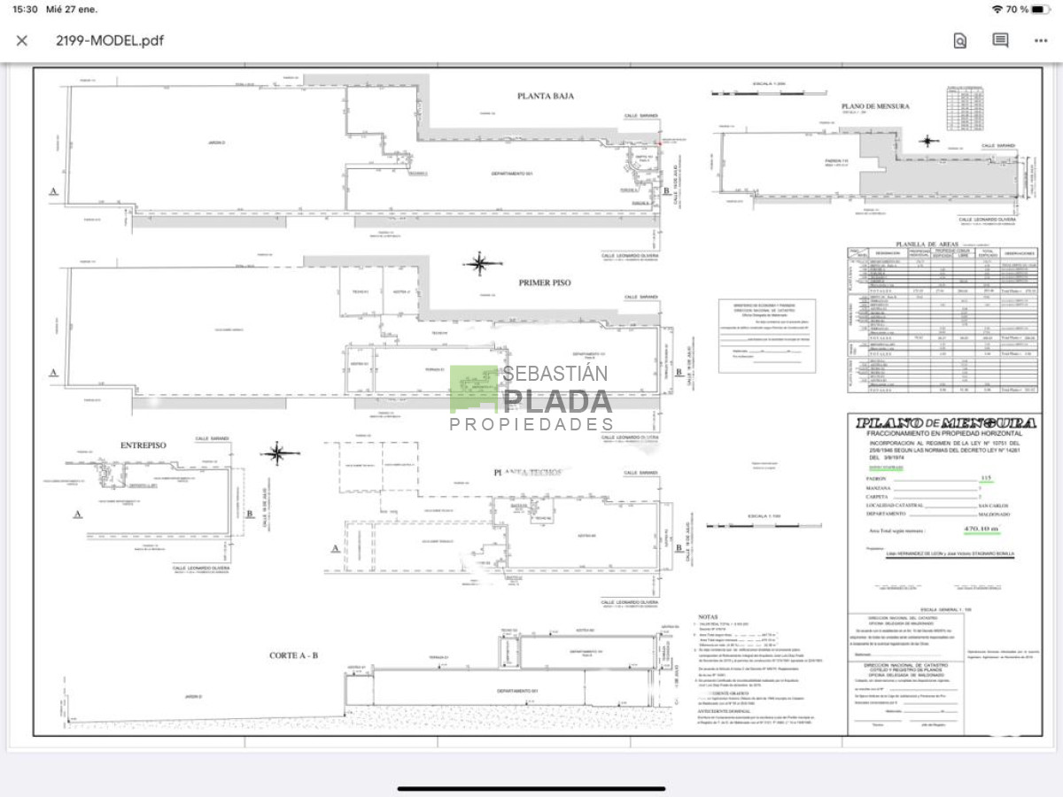 Local Comercial ID.458 - Excepcional Local en Centro de San Carlos, Residencial, Hotelería, Estudios, etc.