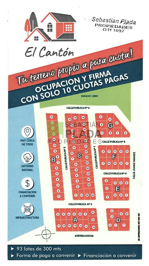 Terreno ID.905 - El Cantón - Tu terreno propio a pura cuota!
