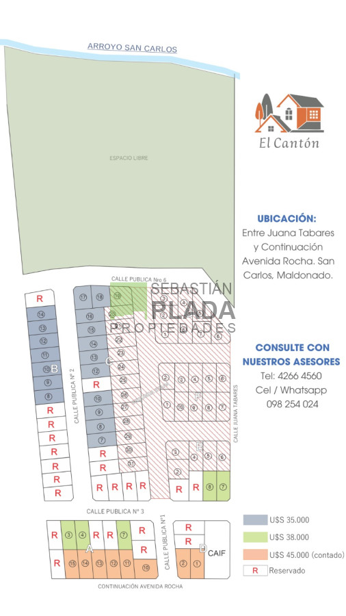 Terreno ID.652 - El Cantón - Tu terreno propio a pura cuota!