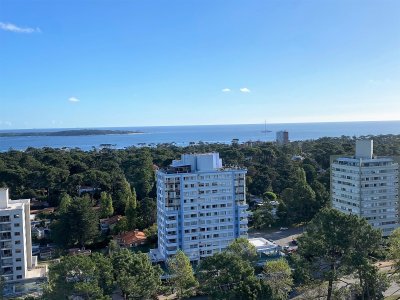Apartamento en Roosevelt, piso alto de 3 dormitorios más dependencia