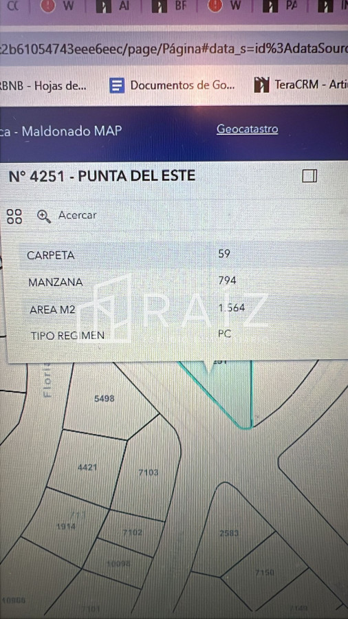 Terreno ID.10638 - EN VENTA EXCELENTE LOTE SOBRE AV. DEL MAR 