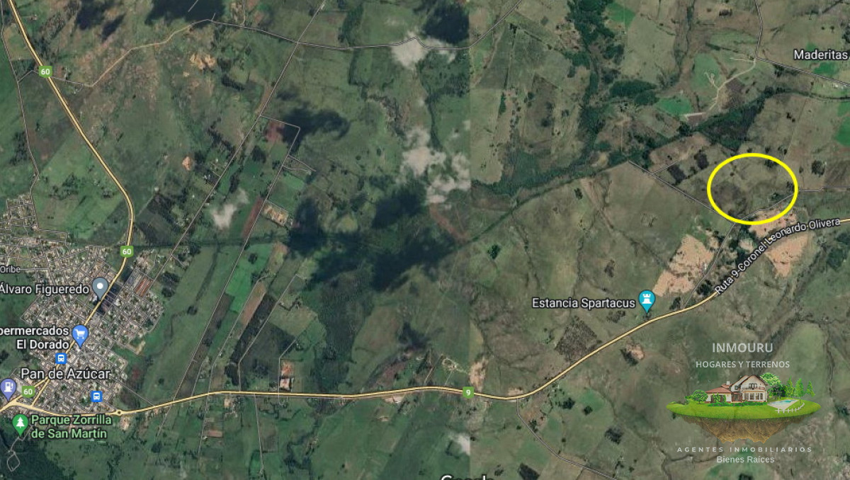 Chacra ID.982 - Vendo chacra ruta 9, cerca de Pan de Azúcar, Maldonado. A 45´ de Punta del Este. Financia.