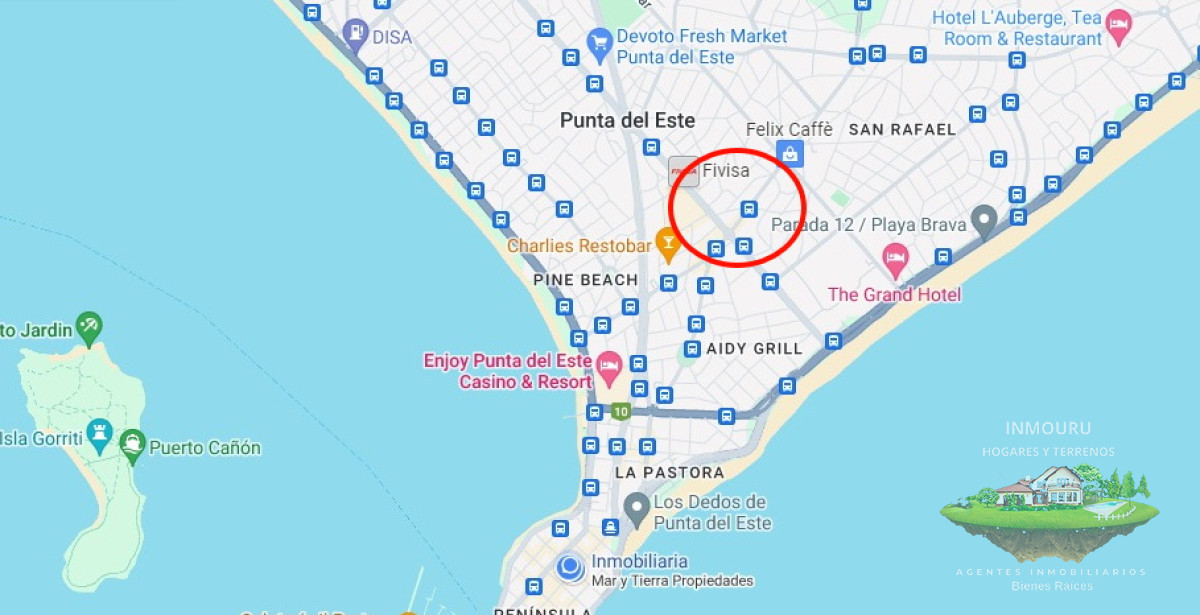 Terreno ID.806 - Se vende terreno esquinero zona shopping, Lugano, Punta del Este