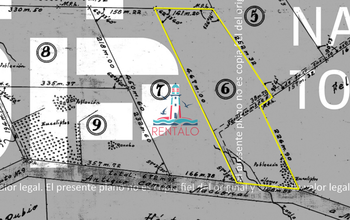 Chacra ID.274 - Vendo chacra ruta 9, cerca de Pan de Azúcar, Maldonado. A 45´ de Punta del Este. Financia.