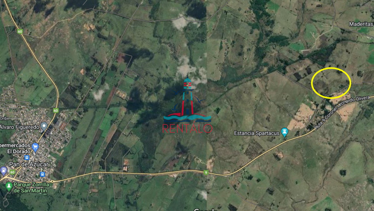 Chacra ID.274 - Vendo chacra ruta 9, cerca de Pan de Azúcar, Maldonado. A 45´ de Punta del Este. Financia.