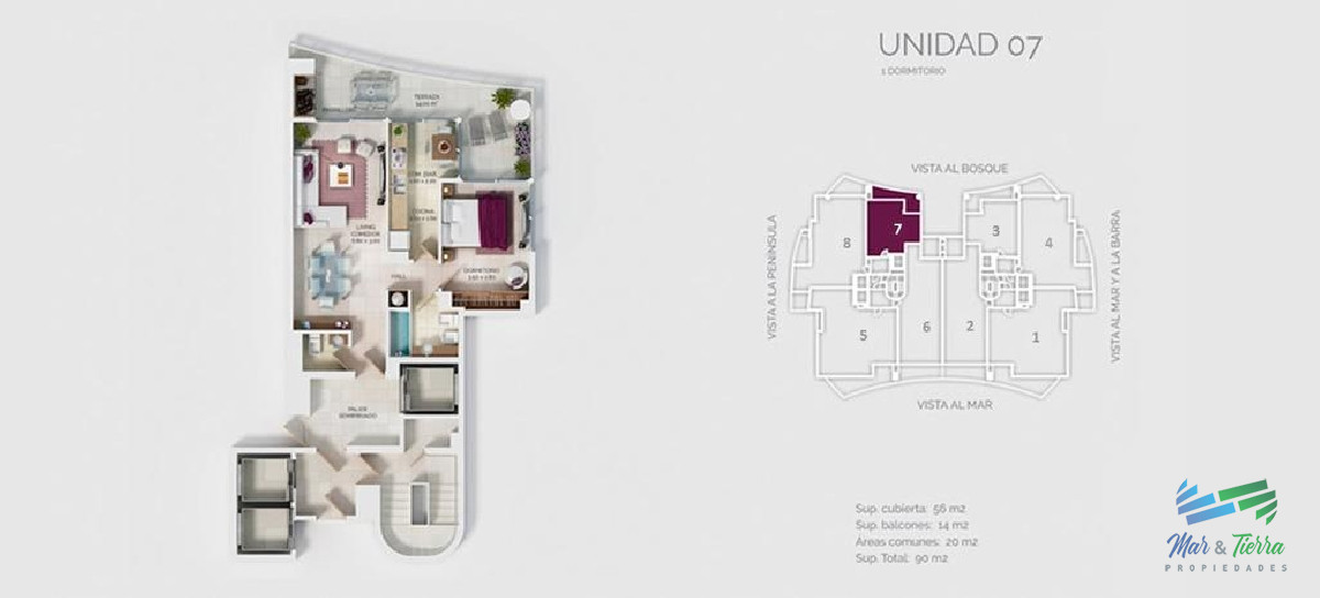 Apartamento ID.2148 - Apartamento en Brava, 1 dormitorios *