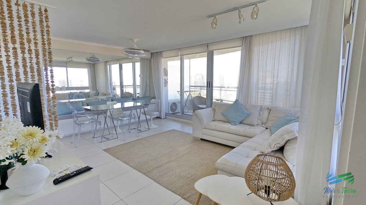 Apartamento ID.5658 - Alquiler baja temporada apartamento de 2 dormitorios en torre Ocean Drive Punta del Este