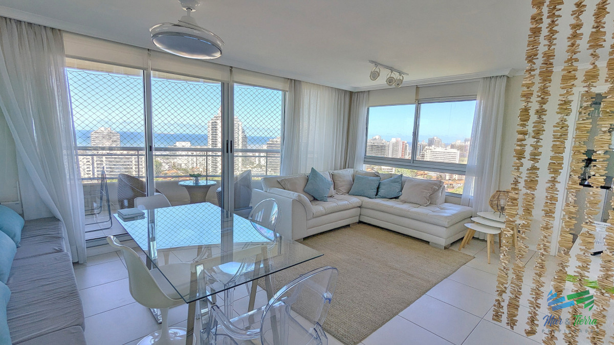 Apartamento ID.5658 - Alquiler baja temporada apartamento de 2 dormitorios en torre Ocean Drive Punta del Este