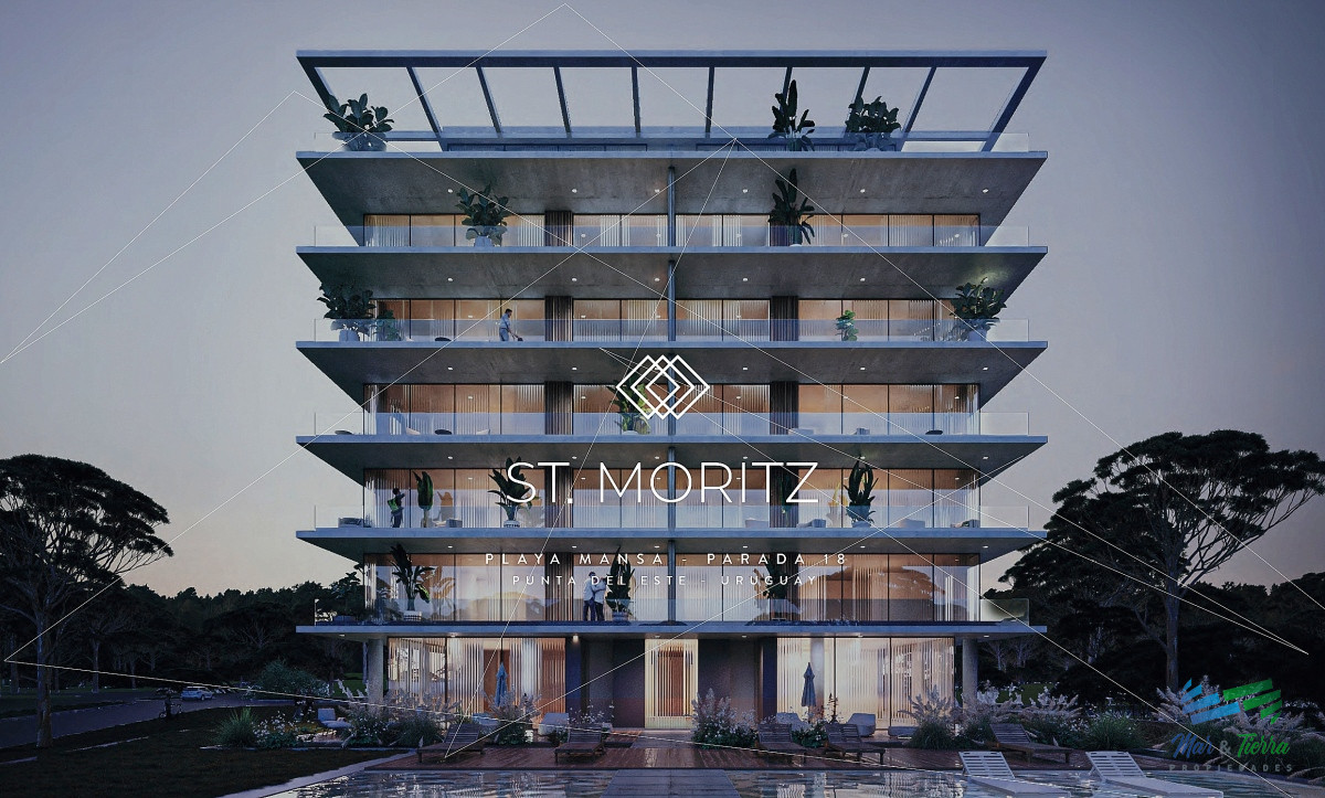 Apartamento ID.4713 - Venta de apartamento en pozo sobre la playa Mansa de 2 dormitorios 2 baños en Punta del este 