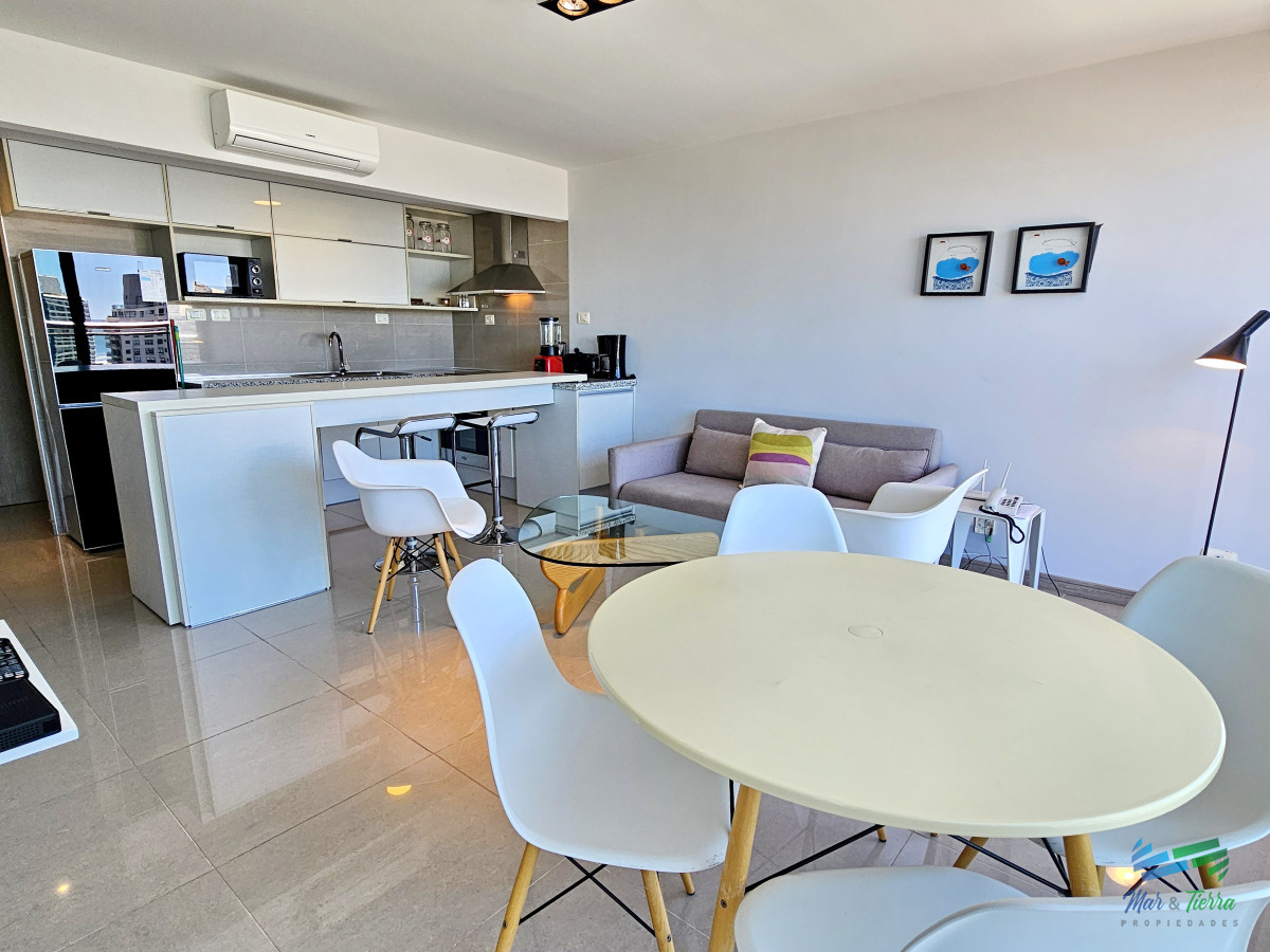 Apartamento ID.4951 - Venta de apartamento 1 dormitorio a estrenar full amenities playa Brava Punta del este 