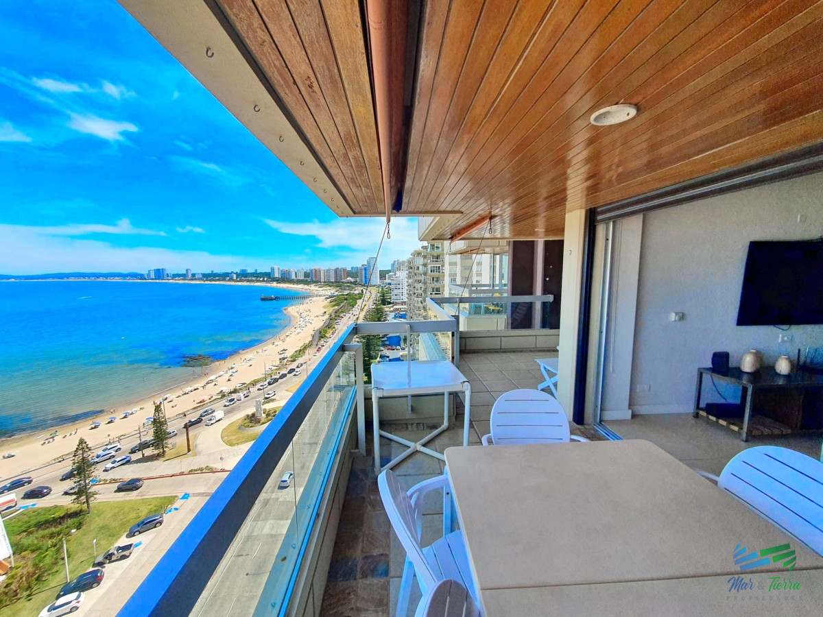 Apartamento ID.4552 - ALQUILO DEPARTAMENTO, 4 DORMITORIOS, LA MEJOR VISTA DE PUNTA DEL ESTE 
