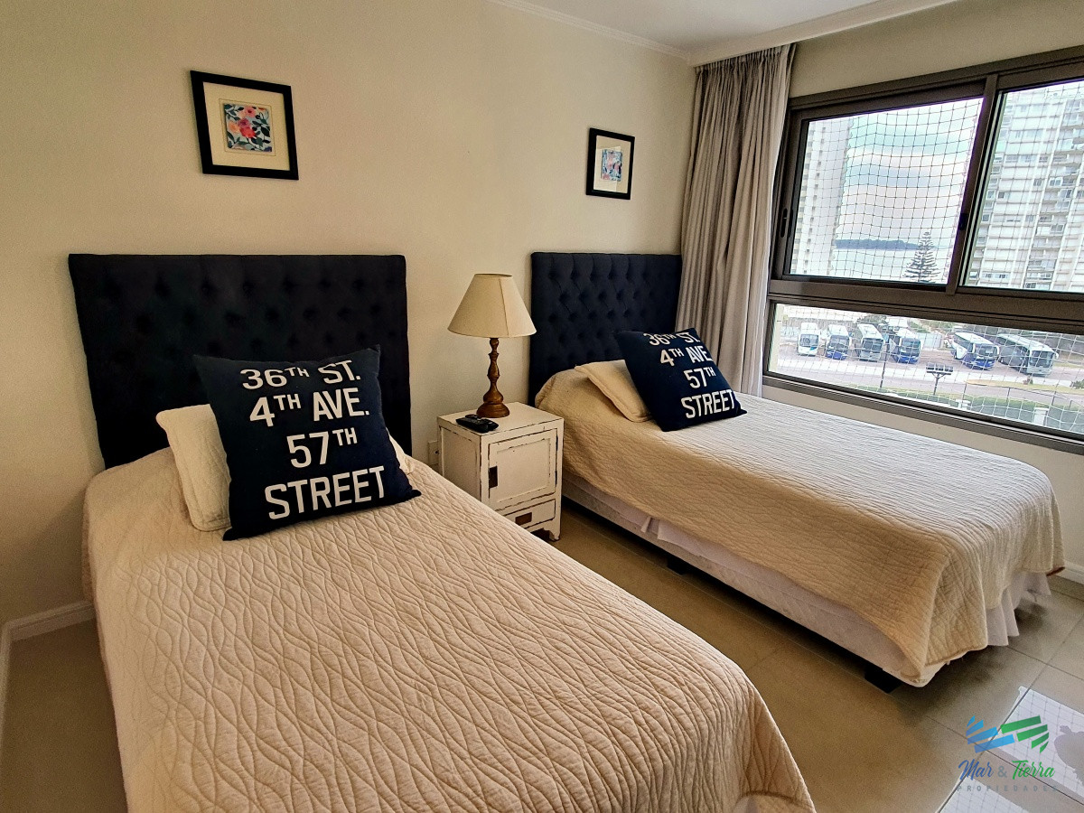 Apartamento ID.3928 - Vendo apartamento 3 dormitorios en Torre Imperiale, primera linea brava, vista al mar, excelentes amenities, Punta del Este.