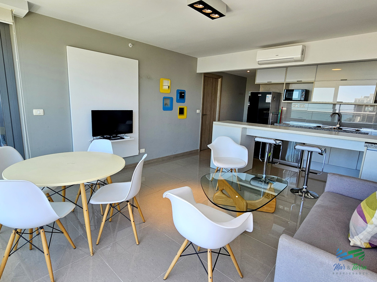 Apartamento ID.4951 - Venta de apartamento 1 dormitorio a estrenar full amenities playa Brava Punta del este 