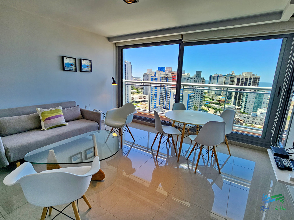 Apartamento ID.4951 - Venta de apartamento 1 dormitorio a estrenar full amenities playa Brava Punta del este 