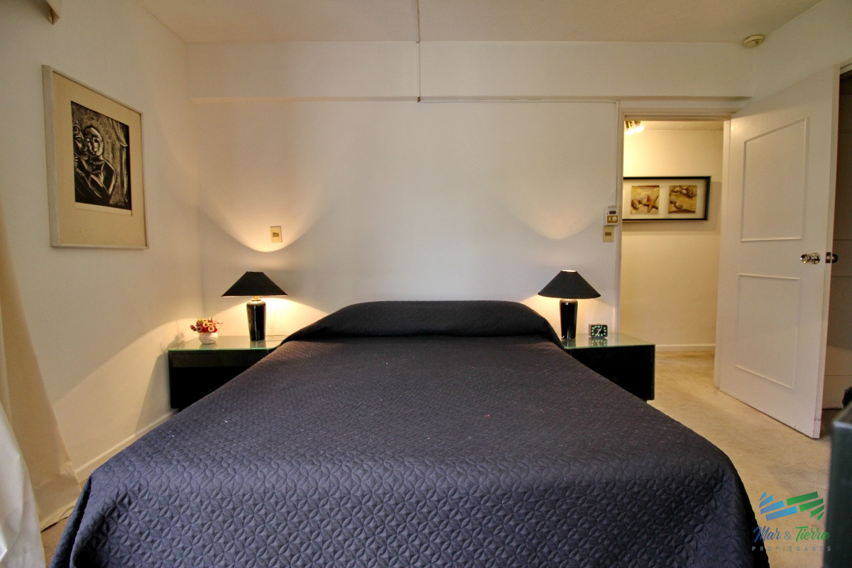 Apartamento ID.663 - Alquilo apartamento 1 dormitorio frente al mar, playa brava, Punta del Este