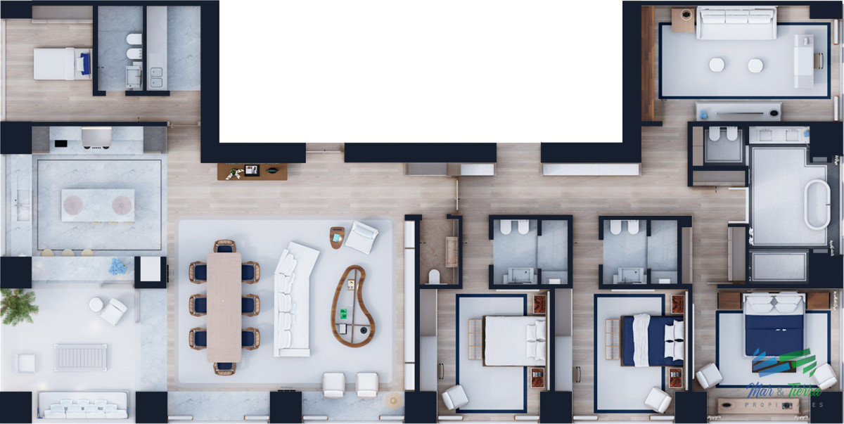 Apartamento ID.4732 - Venta de Apartamento en Complejo Cipriani Punta del Este 