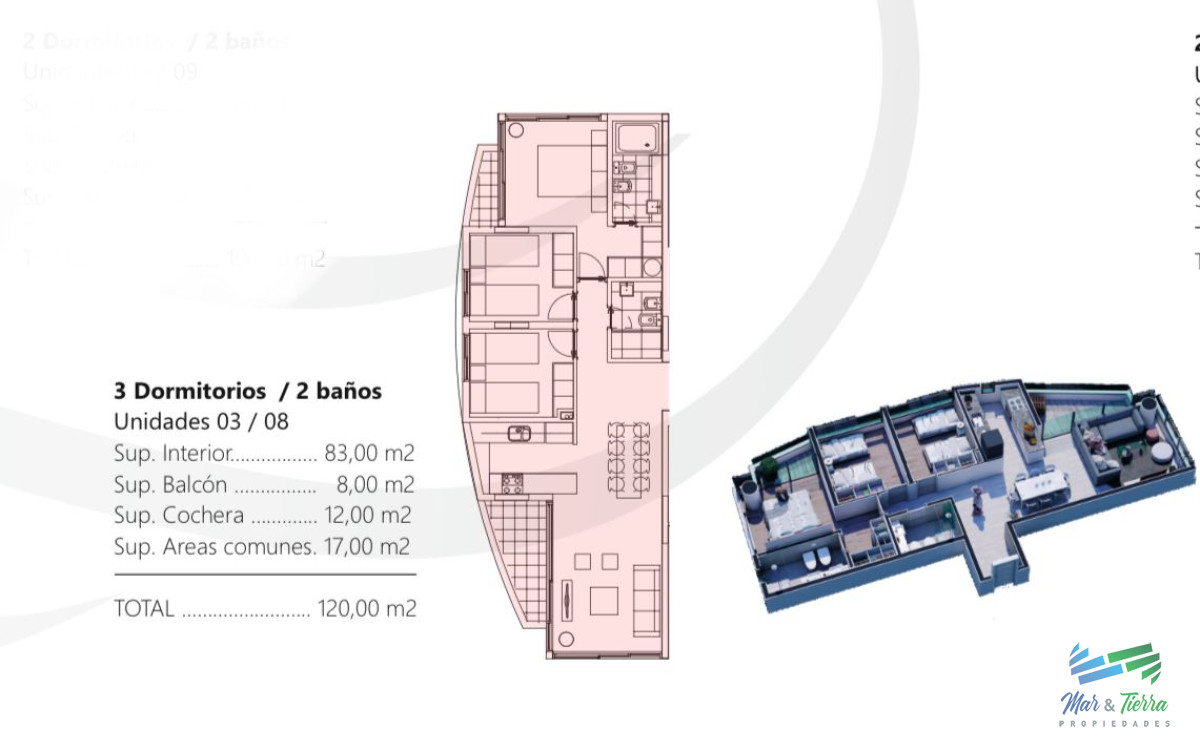 Apartamento ID.4832 - APARTAMENTO EN VENTA, 3 DORMITORIOS, ENTREGA 2025!!
