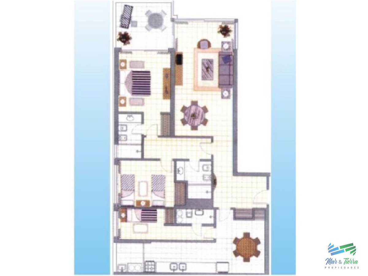 Apartamento ID.1379 - Apartamento en Mansa, 2 dormitorios *