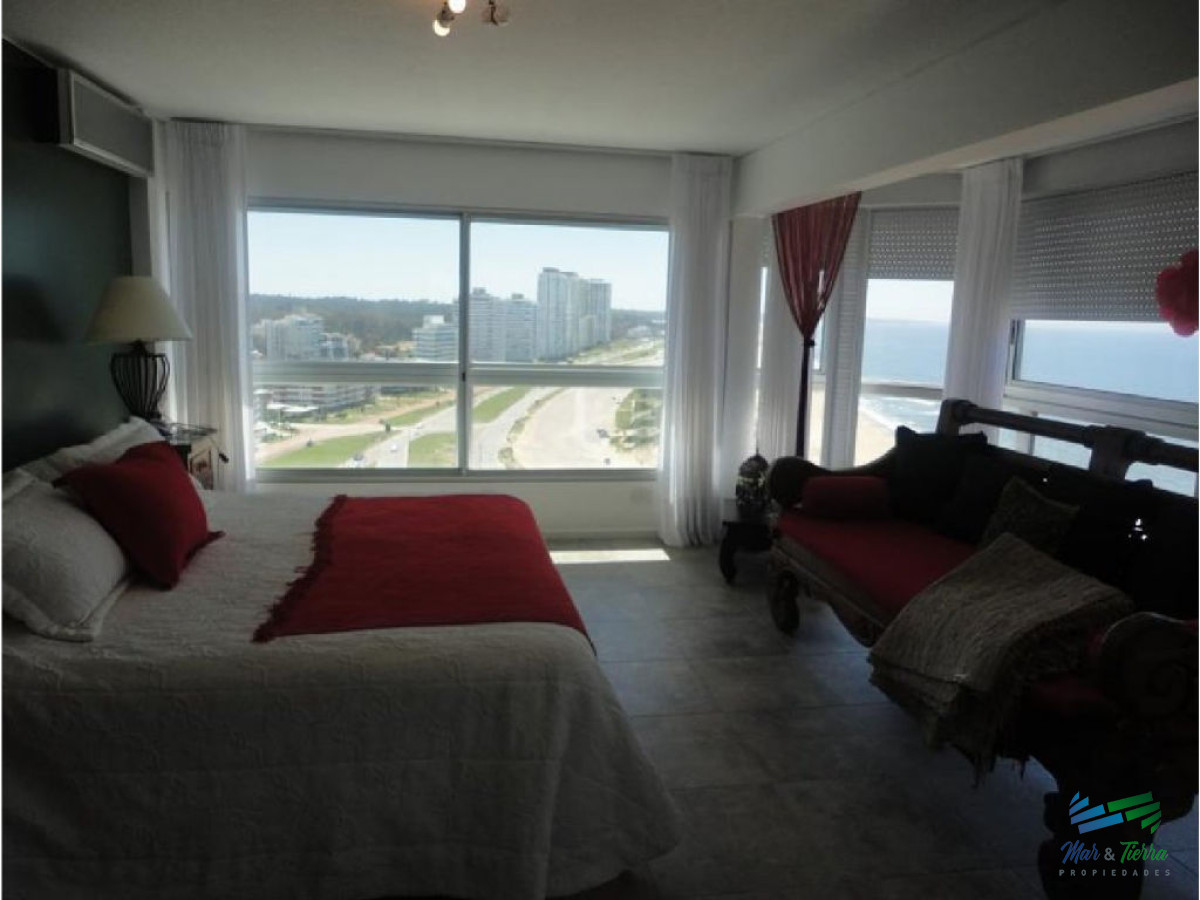 Apartamento ID.1482 - Espectacular planta, piso alto, primera línea frente al mar.
