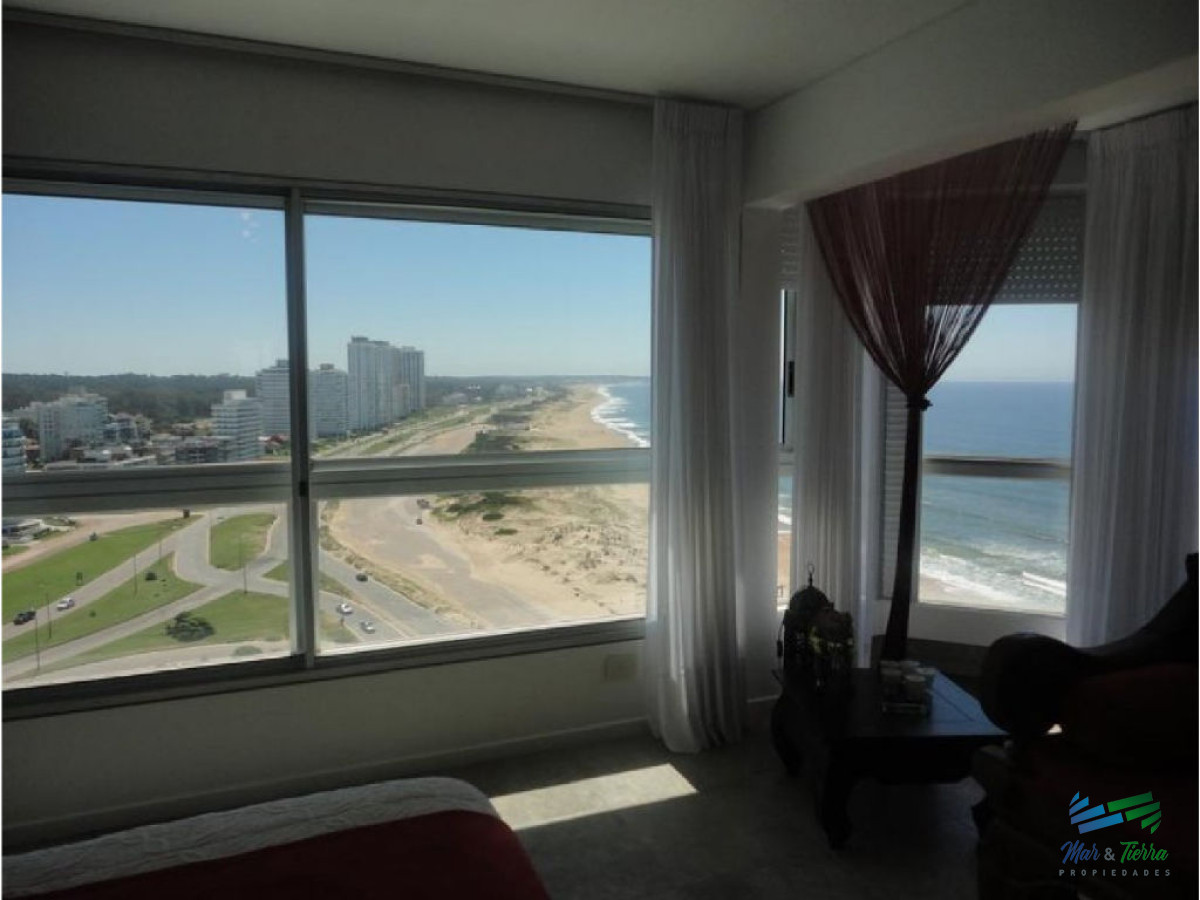 Apartamento ID.1482 - Espectacular planta, piso alto, primera línea frente al mar.