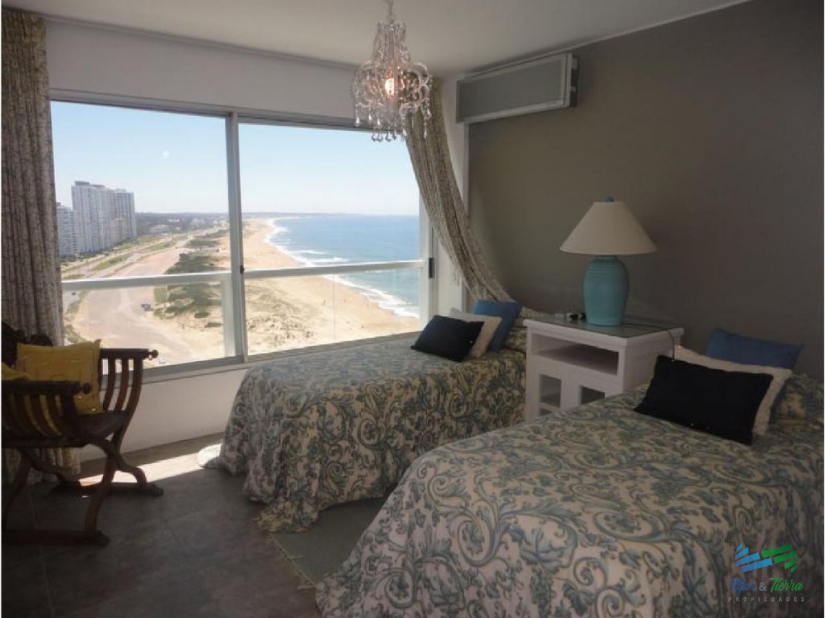 Apartamento ID.1482 - Espectacular planta, piso alto, primera línea frente al mar.