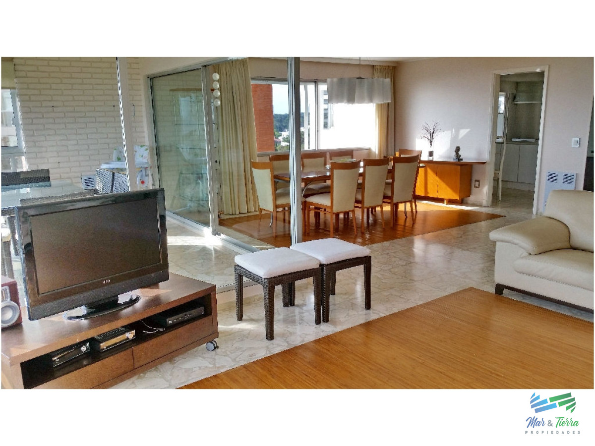 Apartamento ID.605 - Apartamento en venta y alquiler, primera línea sobre playa mansa.
