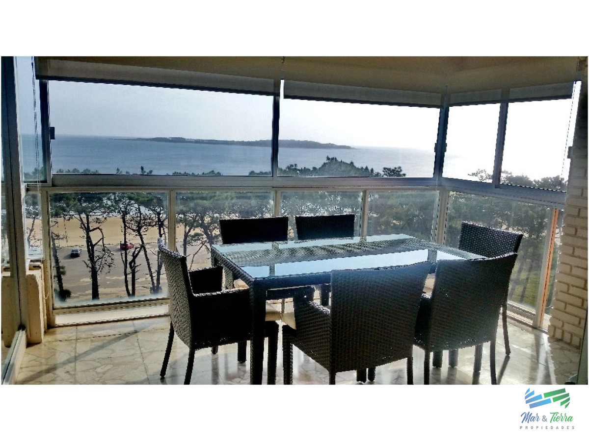 Apartamento ID.605 - Apartamento en venta y alquiler, primera línea sobre playa mansa.