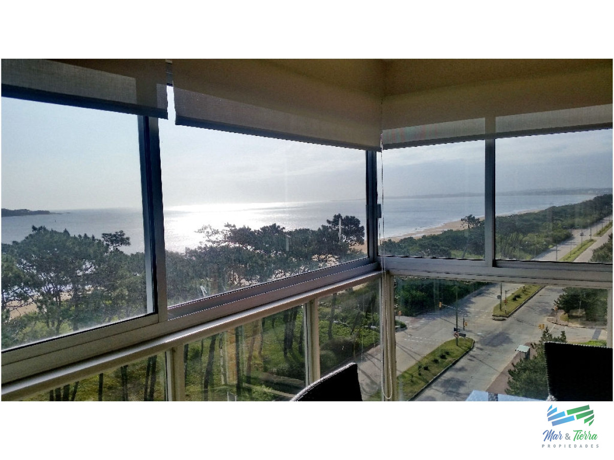 Apartamento ID.605 - Apartamento en venta y alquiler, primera línea sobre playa mansa.