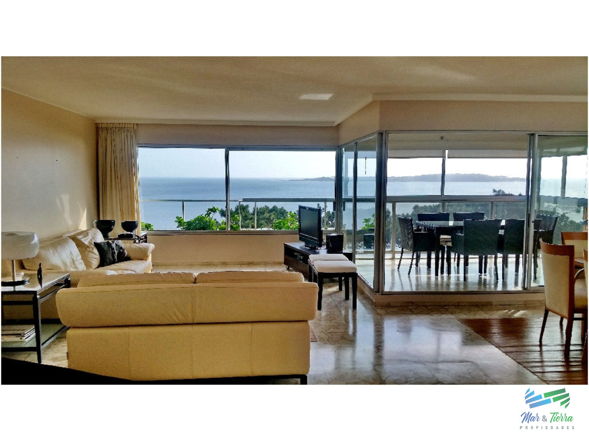 Apartamento ID.605 - Apartamento en venta y alquiler, primera línea sobre playa mansa.