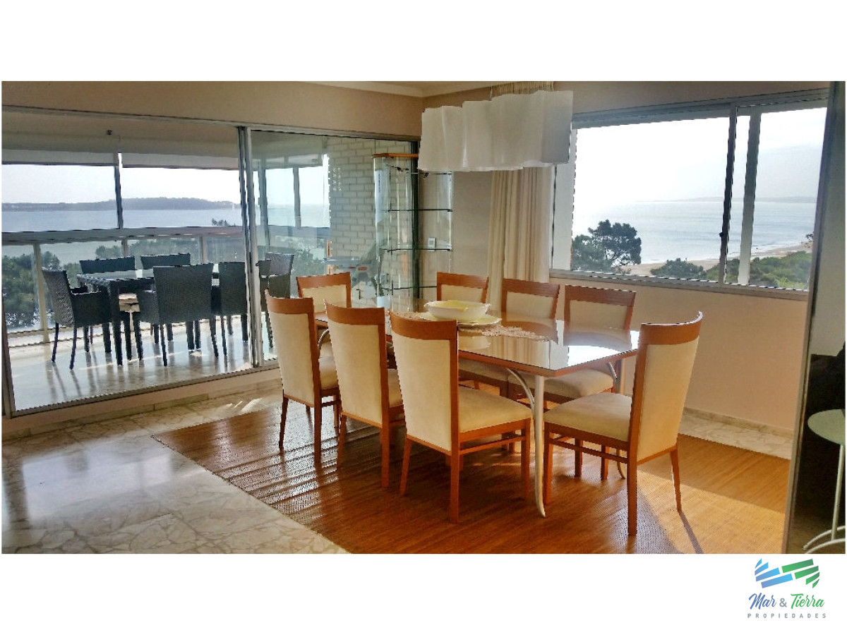 Apartamento ID.605 - Apartamento en venta y alquiler, primera línea sobre playa mansa.