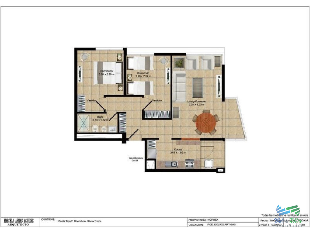 Apartamento ID.880 - Apartamento en Centro, 1 dormitorios *