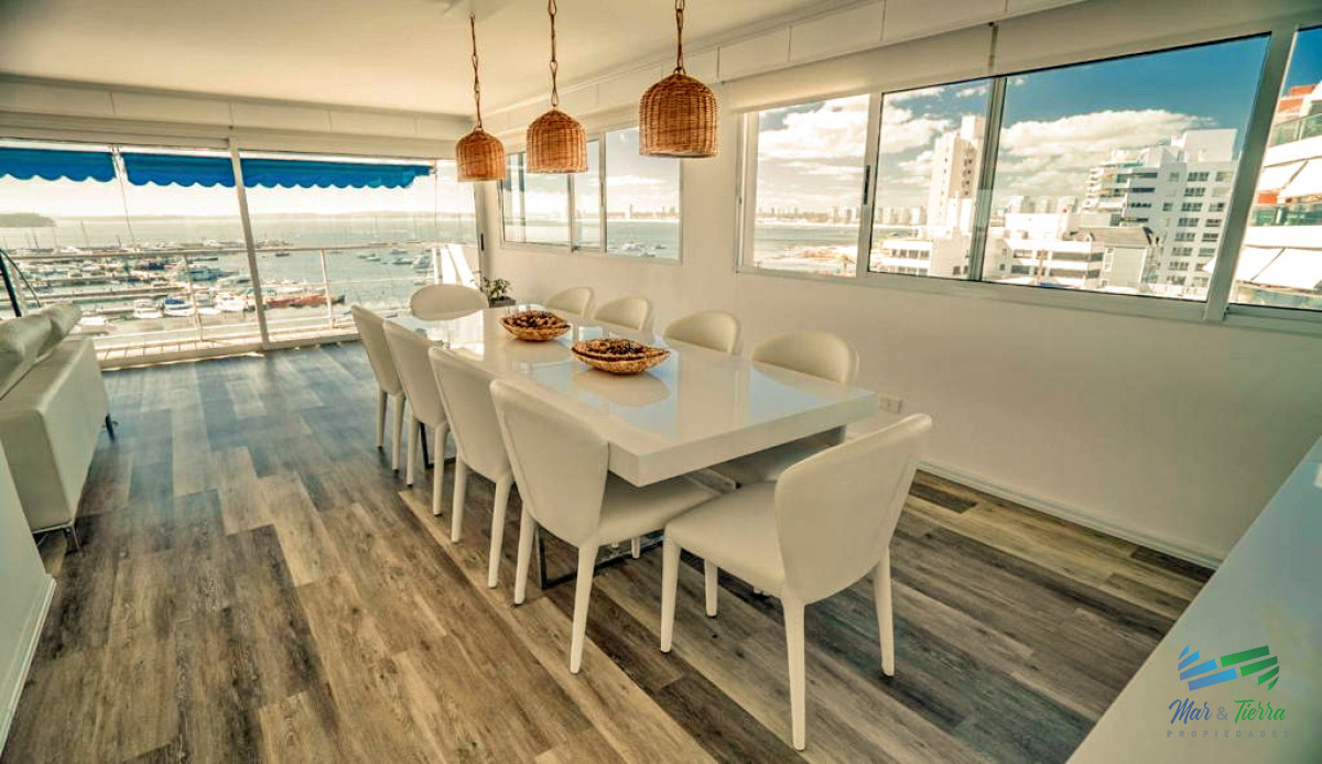 Apartamento ID.3070 - Vendo apartamento frente al puerto, 6 dormitorios, Punta del Este