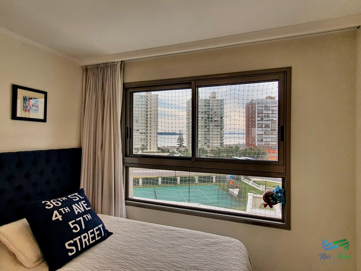 Apartamento ID.3928 - Vendo apartamento 3 dormitorios en Torre Imperiale, primera linea brava, vista al mar, excelentes amenities, Punta del Este.