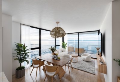 Venta de apartamento 1 dormitorio 2 baños en Playa Brava Península Punta del este 