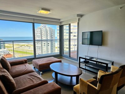 Venta de apartamento a estrenar de 2 suites en playa Brava Punta del Este
