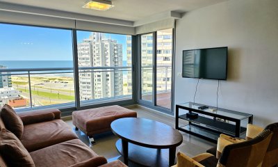 Venta de apartamento a estrenar de 2 suites en playa Brava Punta del Este