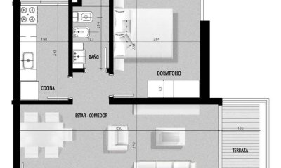 Apartamento en Roosevelt, 1 dormitorios *