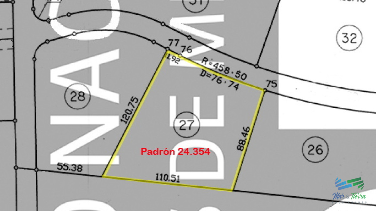Chacra ID.5298 - En venta chacra de 1 hectarea en Laguna del Diario, Punta del Este