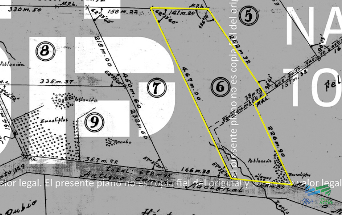 Chacra ID.4349 - Vendo chacra ruta 9, cerca de Pan de Azúcar, Maldonado. A 45´ de Punta del Este. Financia.