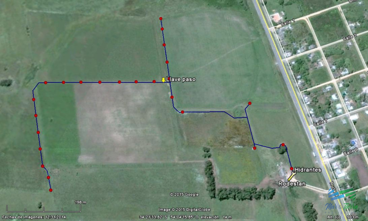Campo Ref.3681 - 128 Has Agrícola-Ganaderas sobre Ruta 9 (Tambo)