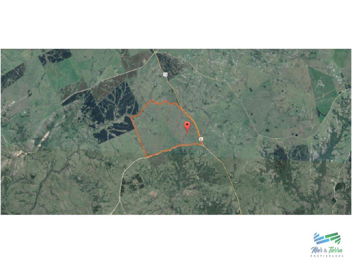 Campo sobre R.12 y a menos de 1 hora de Punta. Suelos 2.12, buenas vistas y gran potencial turístico ! - GoPunta - Portal Inmobiliario de Punta del Este - Maldonado