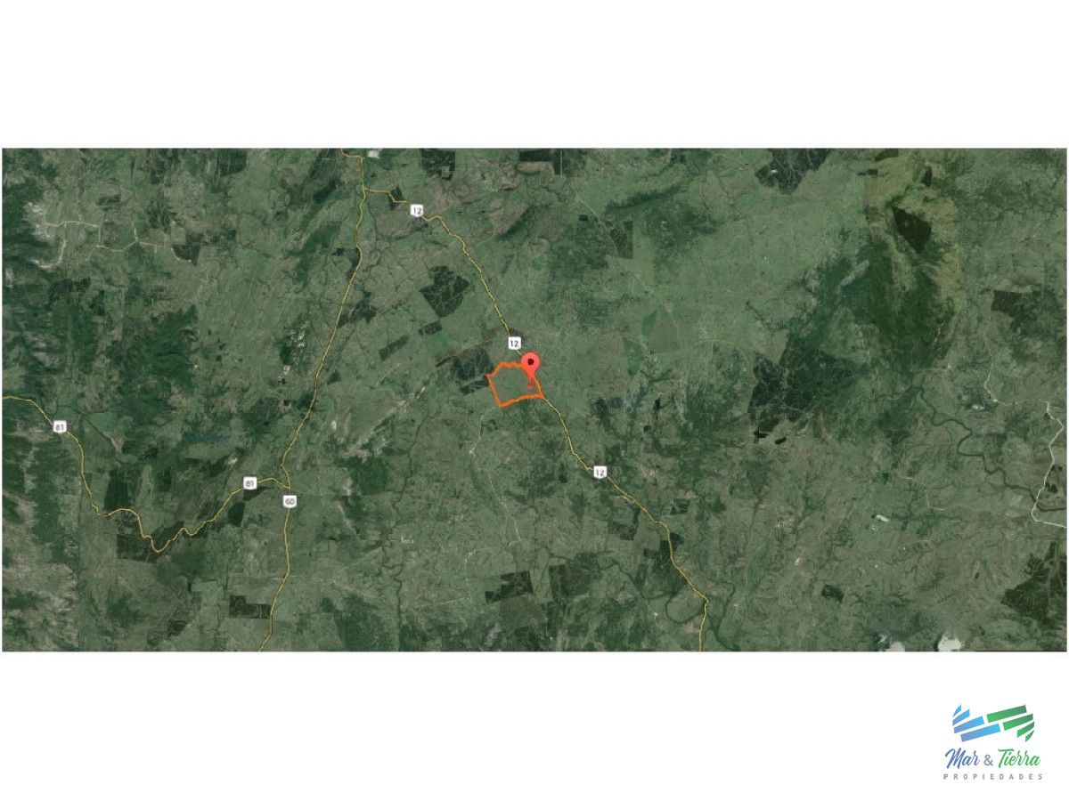 Campo sobre R.12 y a menos de 1 hora de Punta. Suelos 2.12, buenas vistas y gran potencial turístico ! - GoPunta - Portal Inmobiliario de Punta del Este - Maldonado