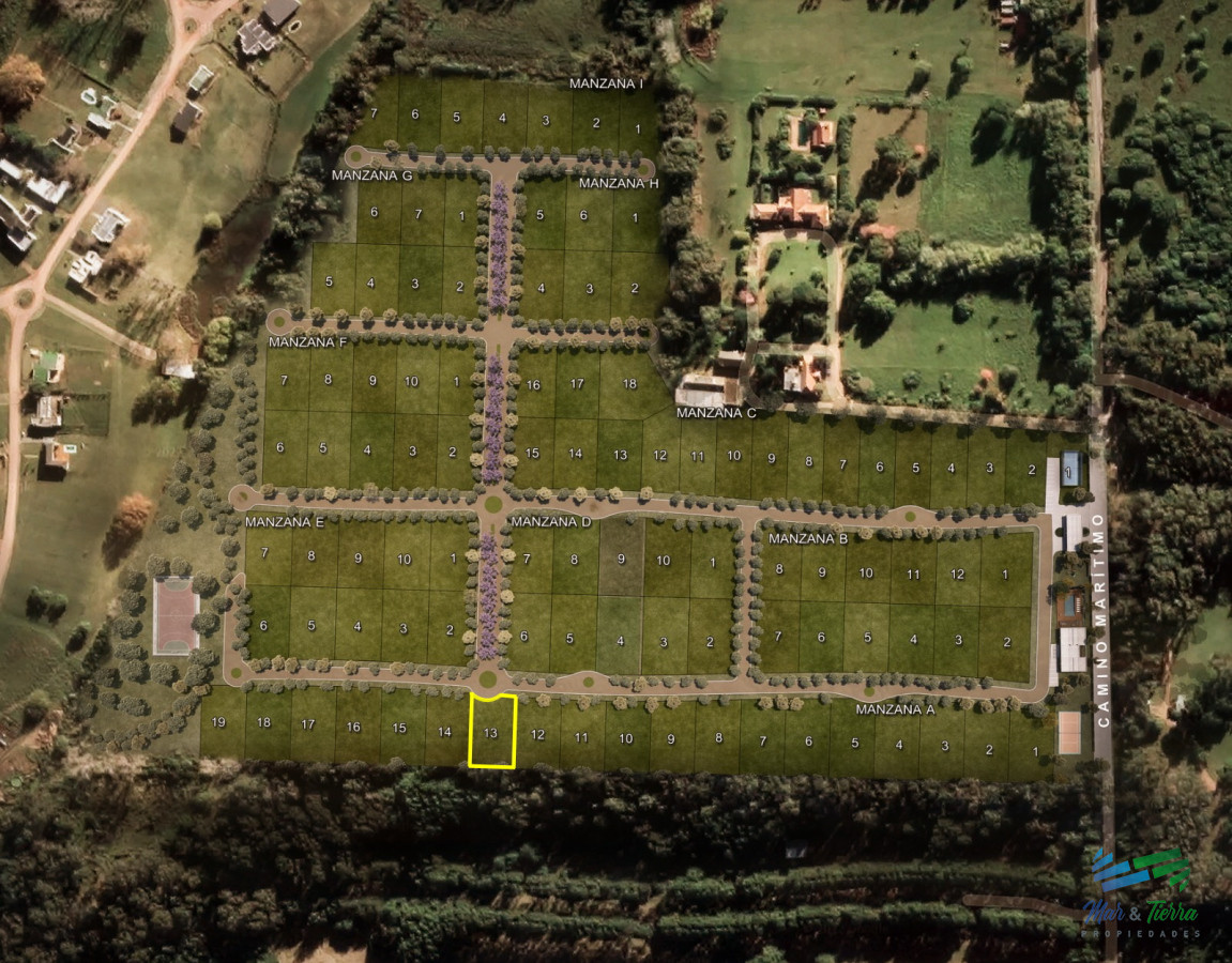 Terreno ID.5406 - En venta terreno en Barrio Privado, zona Piedras del Chileno, Punta del Este. FINANCIA!!!